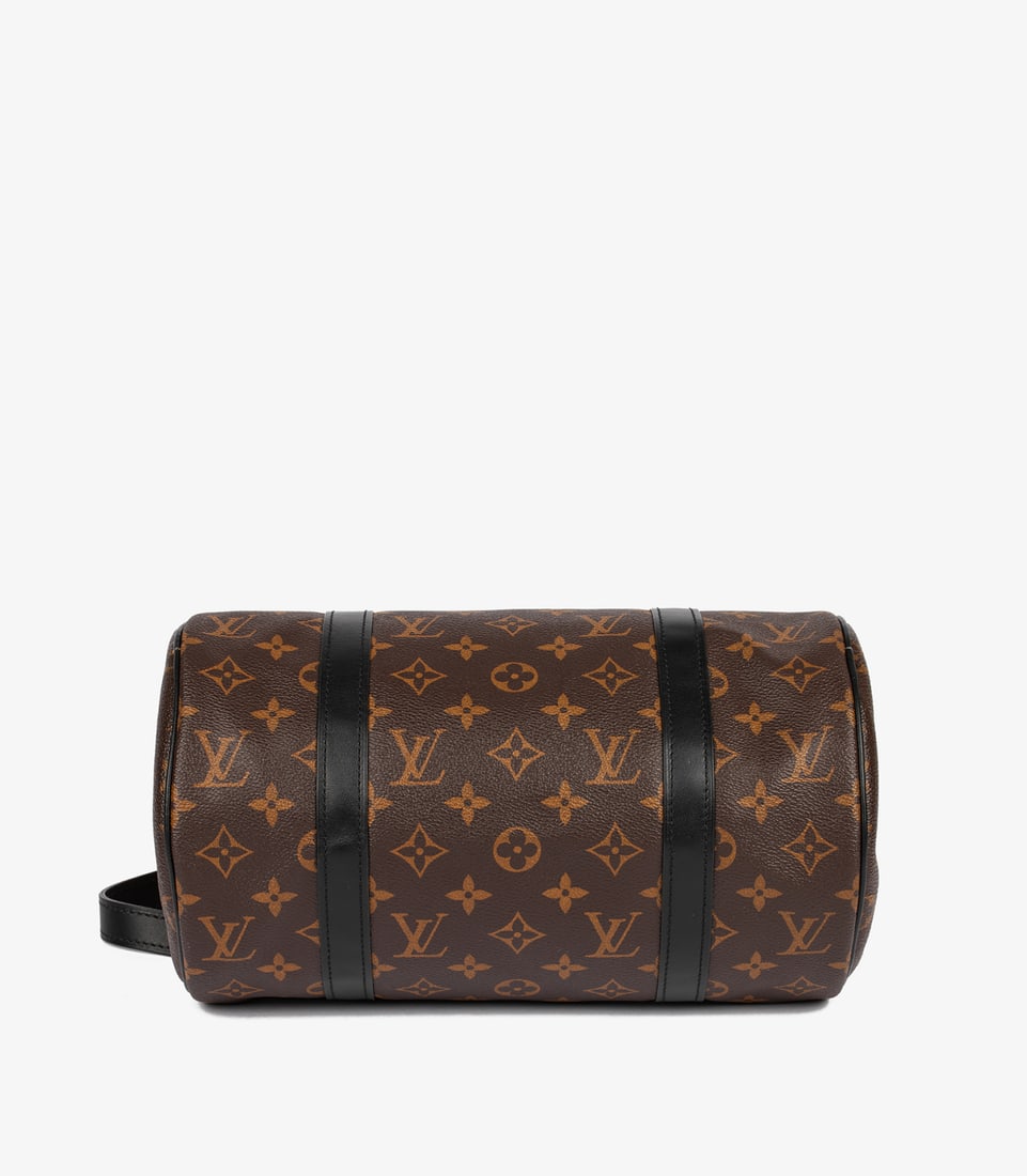 Louis Vuitton x Virgil Abloh Brown Monogram Coated Canvas & Black Calfskin Leather Solar Ray Papi... - 7