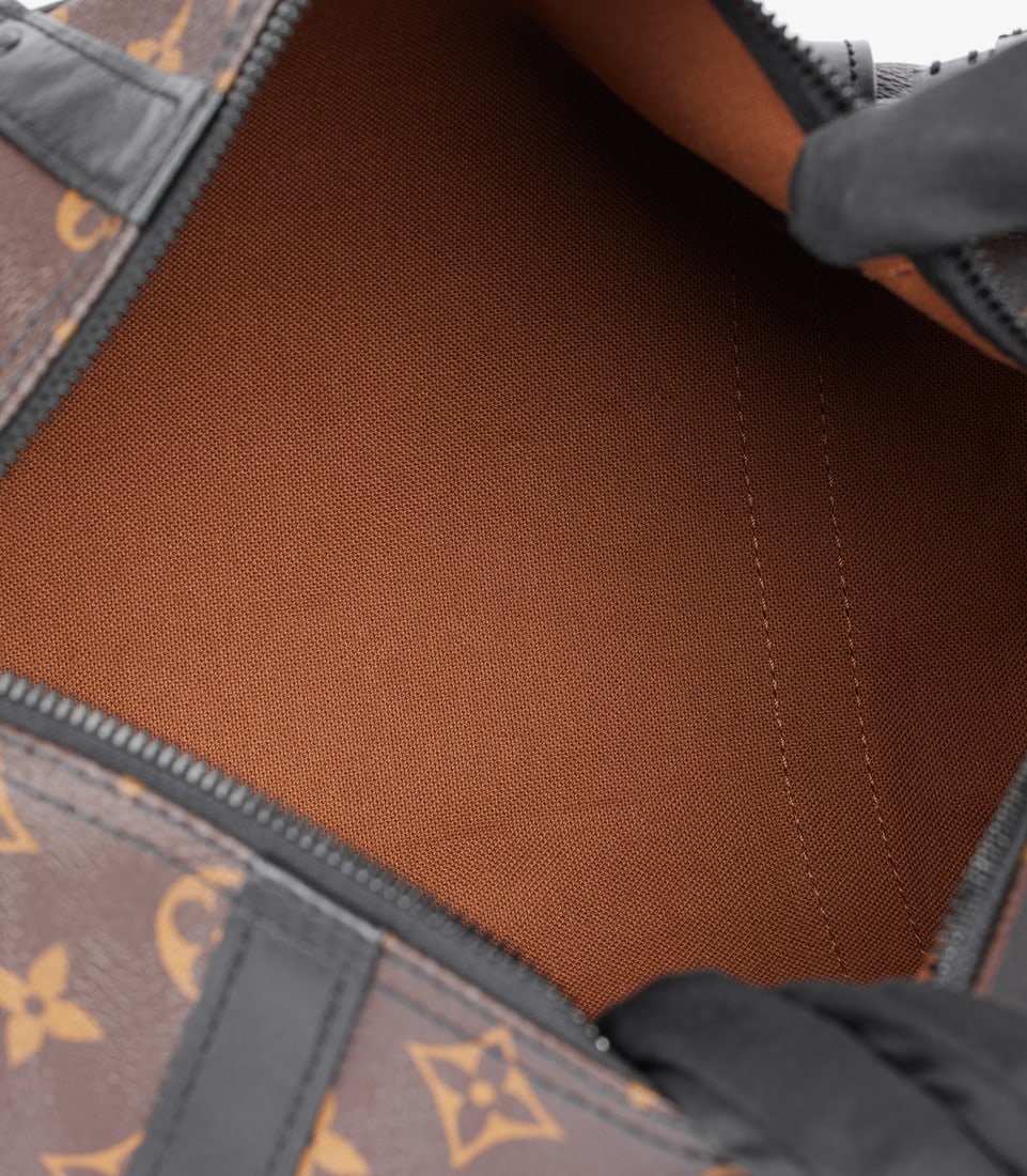 Louis Vuitton x Virgil Abloh Brown Monogram Coated Canvas & Black Calfskin Leather Solar Ray Papi... - 9