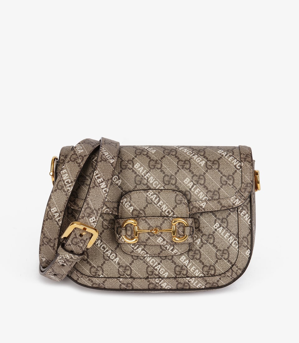 Gucci x Balenciaga Beige GG Supreme Canvas The Hacker Project Web Mini Horsebit 1955: Title: Gucci x Balenciaga Beige GG Supreme Canvas The Hacker Project Web Mini Horsebit 1955 Description: Gucci x Balenciaga Beige GG Supreme Canvas The Hacker Project Web Mini Horsebit 1