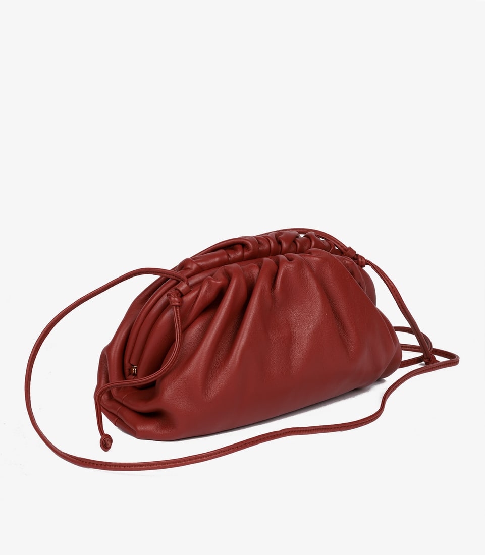 Bottega Veneta Brick Calfskin Leather Mini The Pouch - 3
