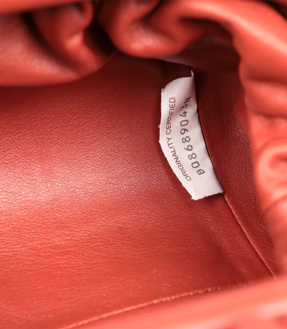 Bottega Veneta Brick Calfskin Leather Mini The Pouch - 9