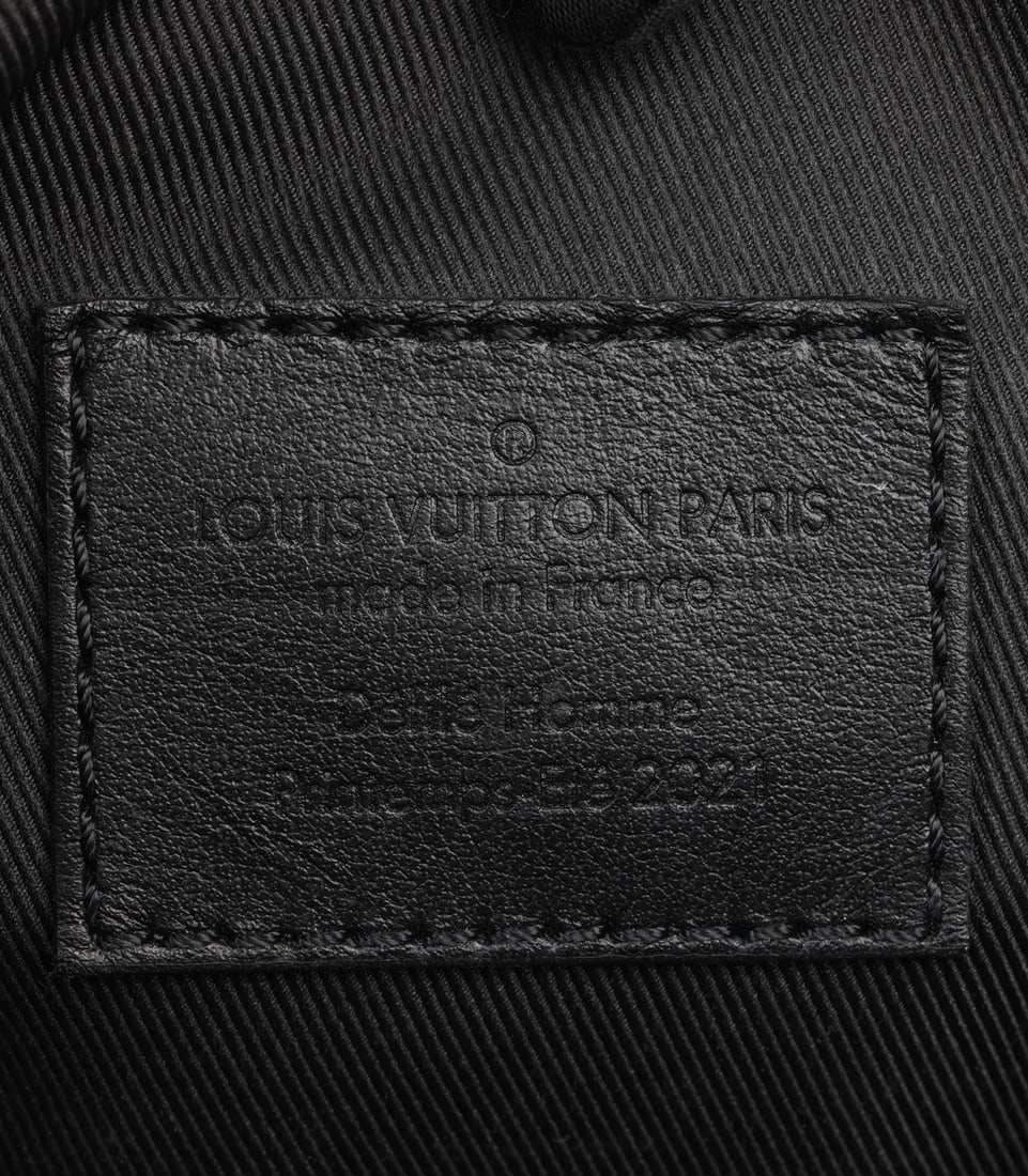 Louis Vuitton x Virgil Abloh Brown Monogram Coated Canvas & Black Calfskin Leather Zoooom with Fr... - 9