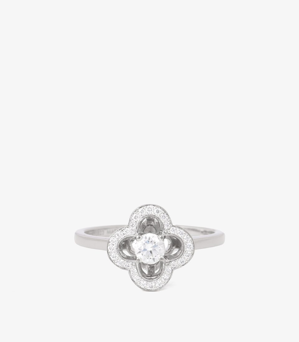 Louis Vuitton Brilliant Cut Diamond 18ct White Gold Les Ardentes Ring - 3