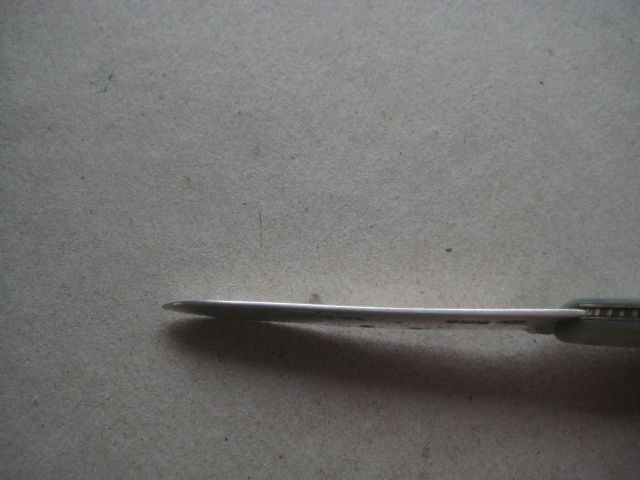 George V Mother of Pearl Hafted Silver Bladed Folding Fruit Knife - 7