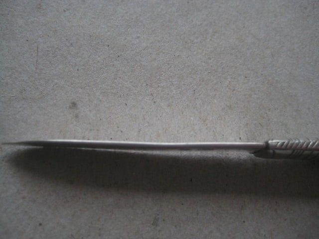 George III Mother of Pearl Hafted Silver Bladed Folding Fruit Knife - 9