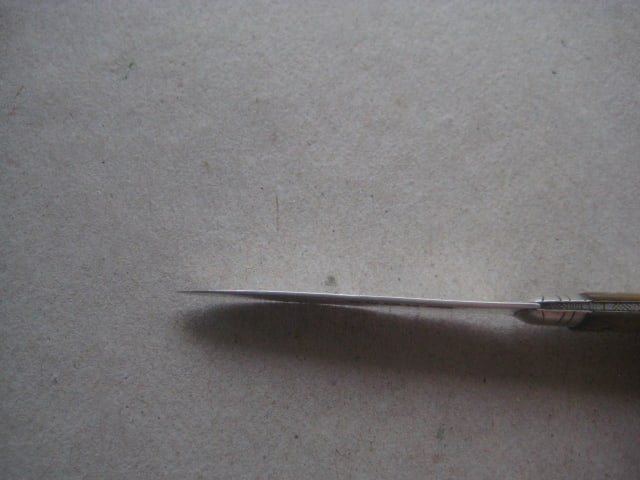 Victorian Mother of Pearl Hafted Silver Bladed Folding Fruit Knife - 7