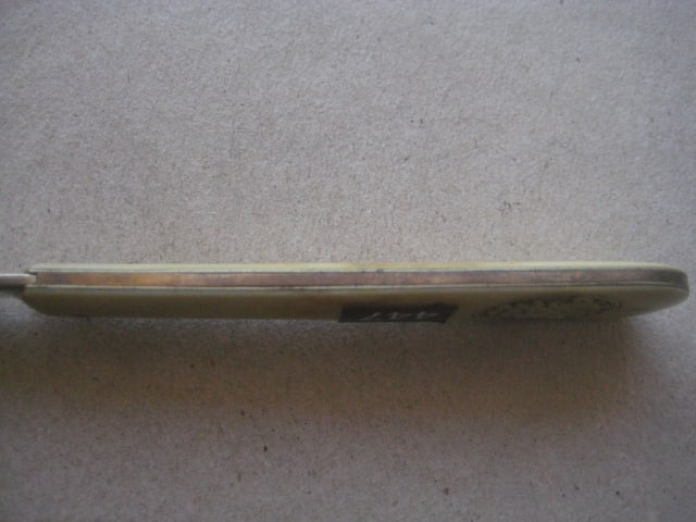 Victorian Bone Hafted Silver Bladed Folding Fruit Knife - 6