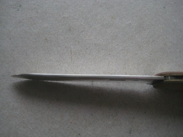 George V Mother of Pearl Hafted Silver Bladed Folding Fruit Knife - 7