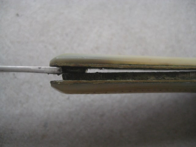 George V Mother of Pearl Hafted Silver Bladed Folding Fruit Knife - 8