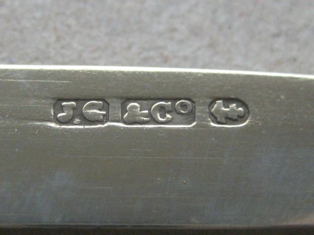 William IV Mother of Pearl Hafted Twin Bladed Folding Fruit Knife - 5