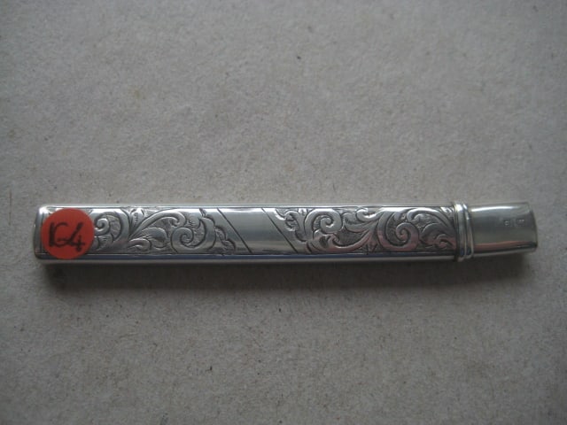Rare Edwardian All Silver Pea Fruit Knife - 5
