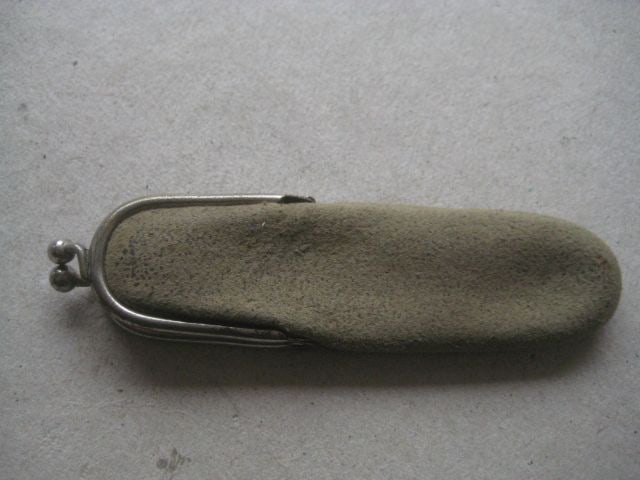 Victorian Leather and Suede Fruit Knife Purse Cases - 7