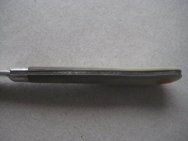 Victorian Mother of Pearl Hafted Silver Bladed Folding Fruit Knife - 6