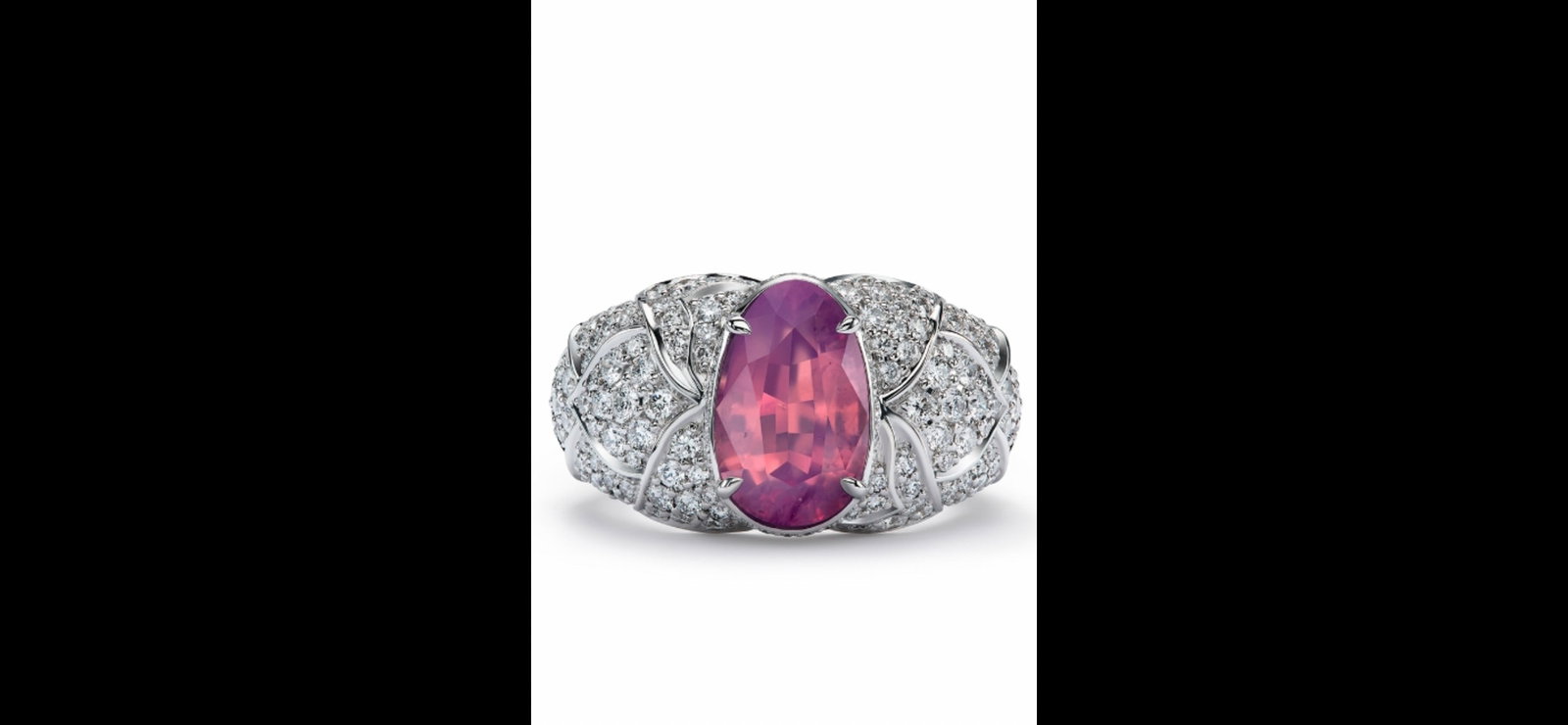 Bague Kat Florence Saphir Padparadscha, Origine Kashmir, Naturel Et Non Chauffé: Title: Bague Kat Florence Saphir Padparadscha, Origine Kashmir, Naturel Et Non Chauffé Condition: Used Delivery option: Delivery Location: AD Category: Jewellery
