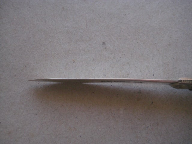 Victorian Mother of Pearl Hafted Silver Bladed Folding Fruit Knife - 7
