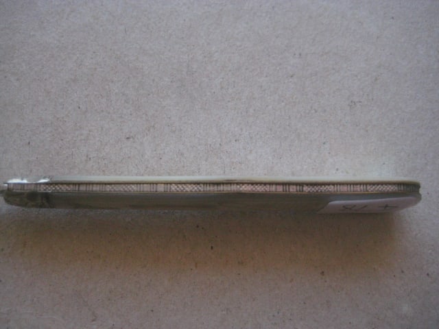 Victorian Mother of Pearl Hafted Silver Bladed Folding Fruit Fork - 7
