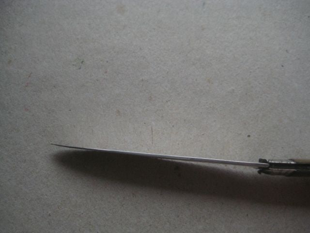 Victorian Mother of Pearl Hafted Silver Bladed Folding Fruit Knife - 9