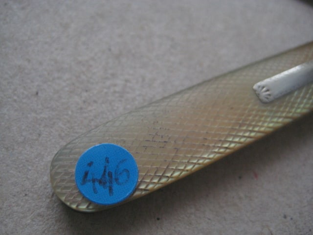 George III Mother of Pearl Hafted Silver Bladed Folding Fruit Knife - 3