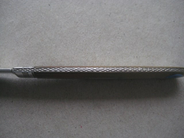 George III Mother of Pearl Hafted Silver Bladed Folding Fruit Knife - 6