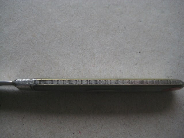 William IV Mother of Pearl Hafted Silver Bladed Folding Fruit Knife - 8
