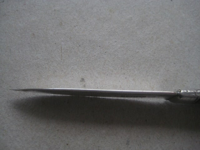 William IV Mother of Pearl Hafted Silver Bladed Folding Fruit Knife - 9