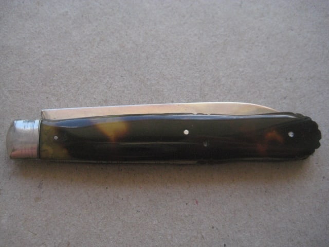 George IV Silver Bladed Folding Fruit Knife - 11