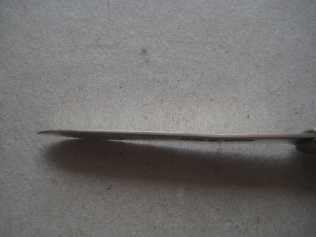 Victorian Mother of Pearl Hafted Silver Bladed Folding Fruit Knife - 7