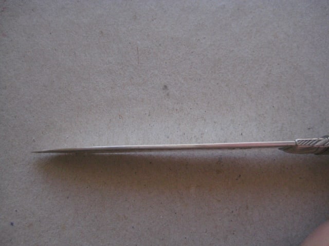 George III Mother of Pearl Hafted Silver Bladed Folding Fruit Knife - 8