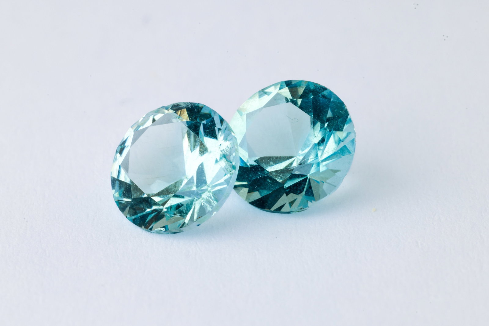 Aquamarines, 1.60 & 1.61Ct - 2