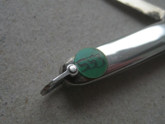 Victorian Silver Hafted Steel Bladed Folding Fruit Knife - 4