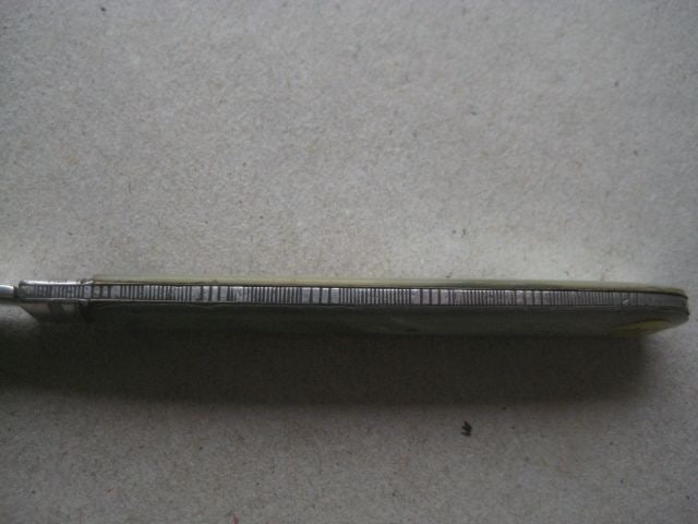 George IV Mother of Pearl Hafted Silver Bladed Folding Fruit Knife - 6