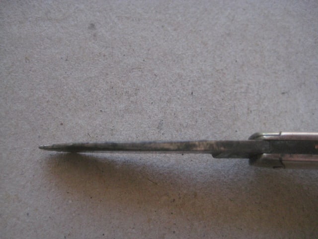 Victorian Silver Sided Ladies Leg Steel Bladed Penknife - 9