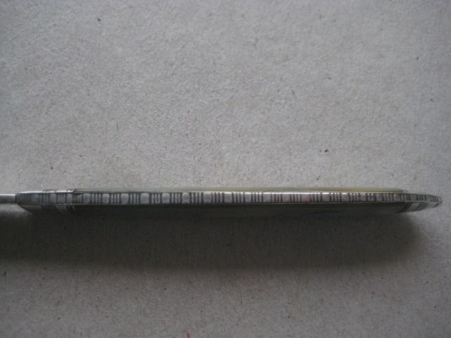 George III Mother of Pearl Hafted Silver Bladed Folding Fruit Knife - 6