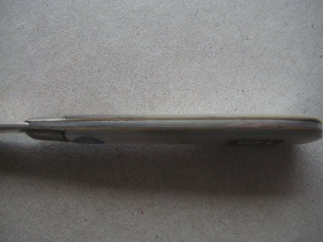 Rare George V Mother of Pearl Hafted Silver Orange Peeler Folding Fruit Knife - 6