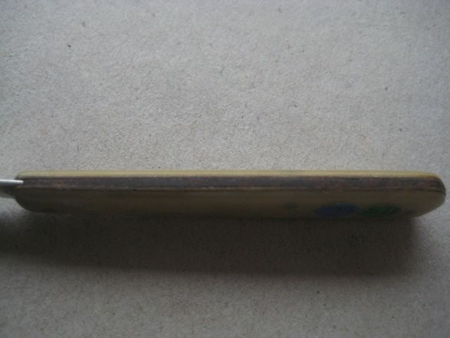 George V Yellow Bakerlite Plastic Hafted Silver Bladed Folding Fruit Knife - 6