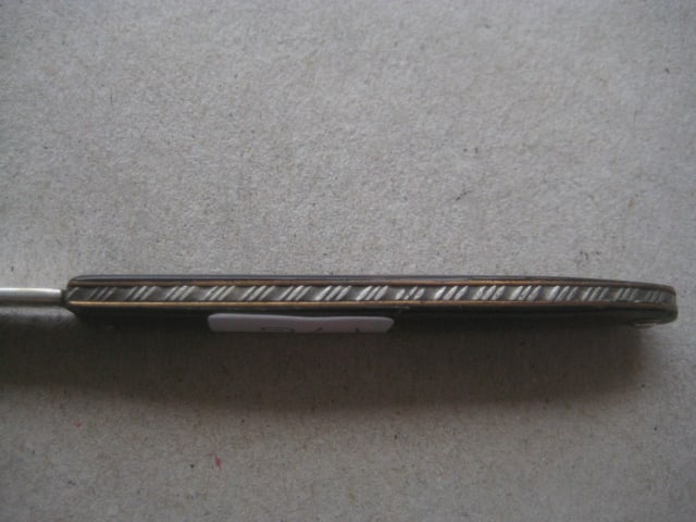 George III Silver Bladed Folding Fruit Knife - 8