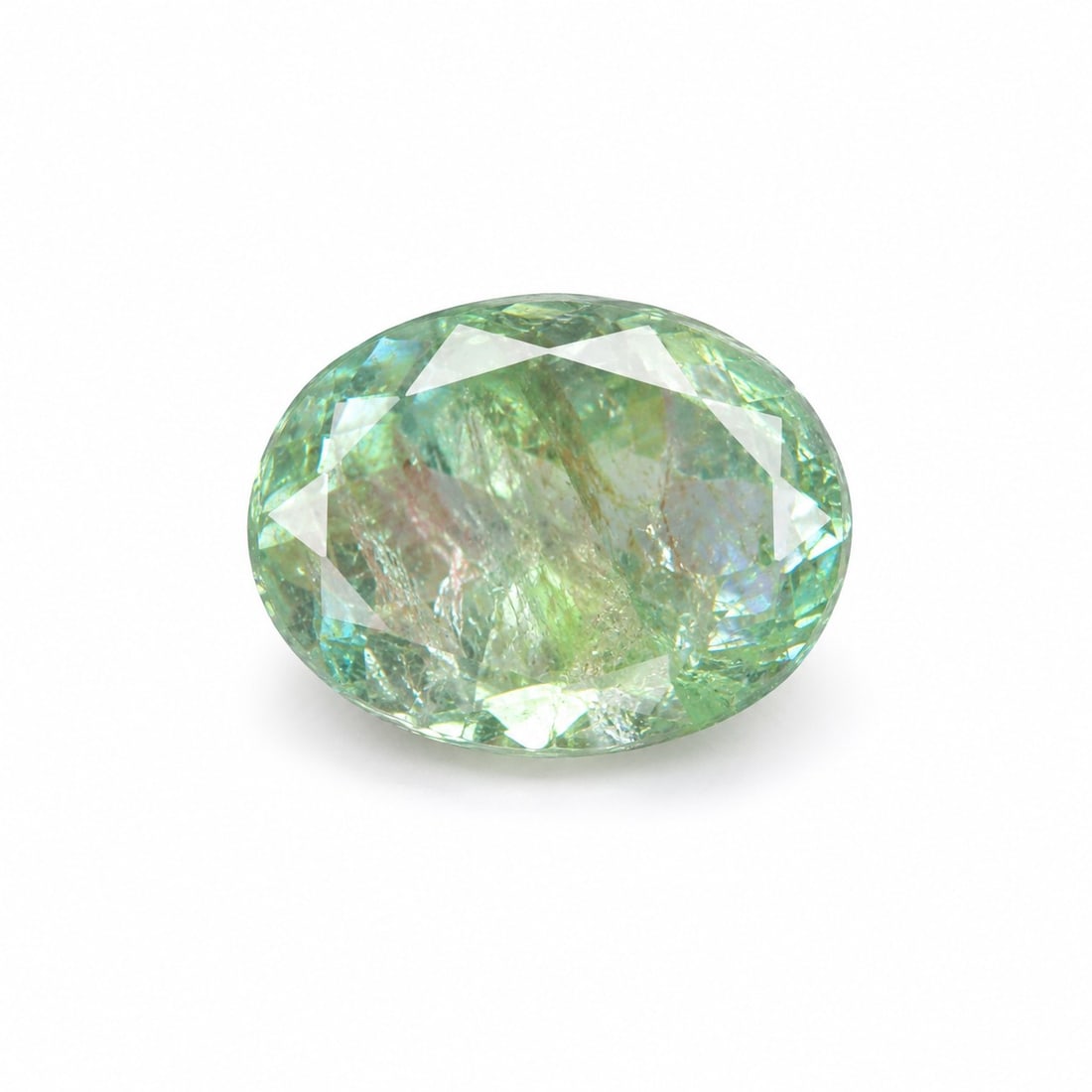 Natural Green Beryl Oval Cut Gemstone 8.40 Ct 13.8 × 11 mm (1 of 1)