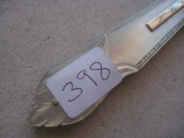 Victorian Mother of Pearl Hafted Silver Bladed Folding Fruit Knife - 3
