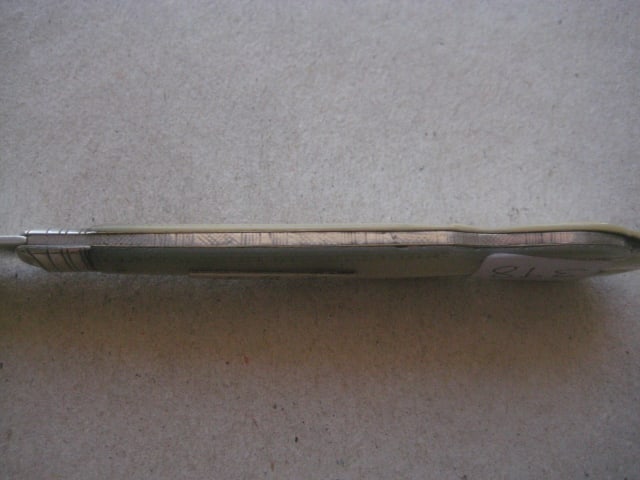 Victorian Mother of Pearl Hafted Silver Bladed Folding Fruit Knife - 6