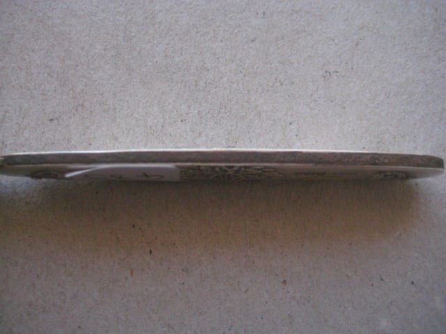 Rare Edwardian All Silver Folding Fruit Knife - 10