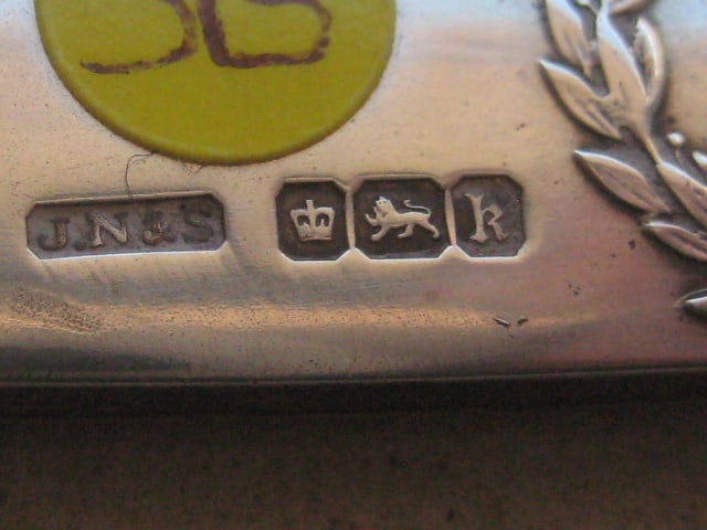 Rare Edwardian All Silver Folding Fruit Knife - 6