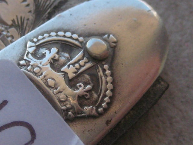 Rare Edwardian All Silver Folding Fruit Knife - 7
