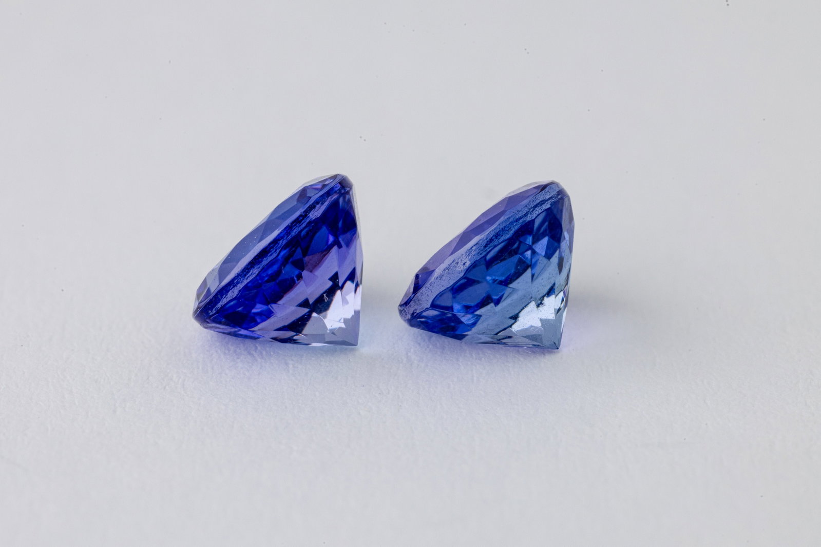 Tanzanite Pair, 1.05 & 1.06 Ct - 2