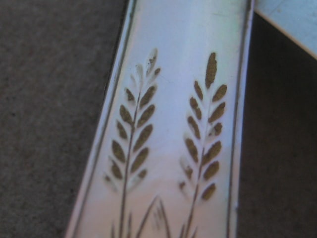 Victorian Mother of Pearl Hafted Silver Bladed Folding Fruit Knife - 8