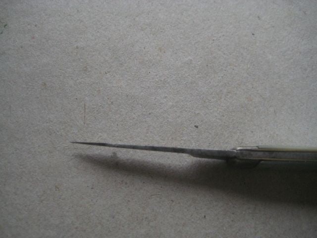 William IV Mother of Pearl Hafted Quill Bladed Folding Fruit Knife - 6