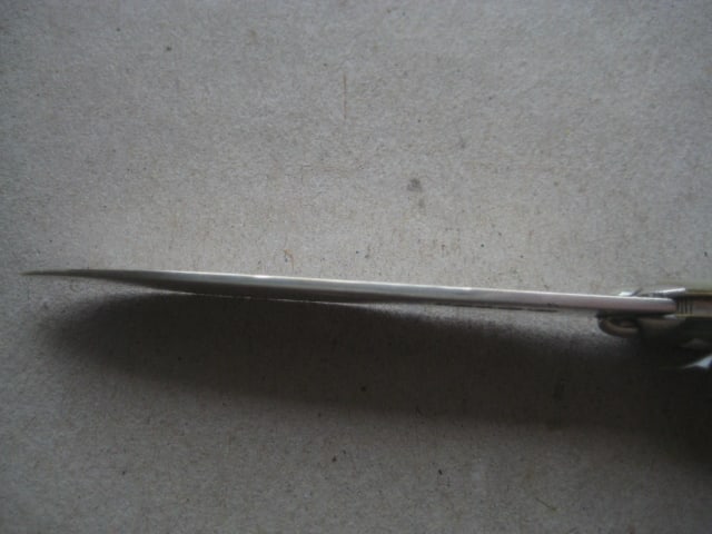 Victorian Mother of Pearl Hafted Silver Bladed Folding Fruit Knife - 8
