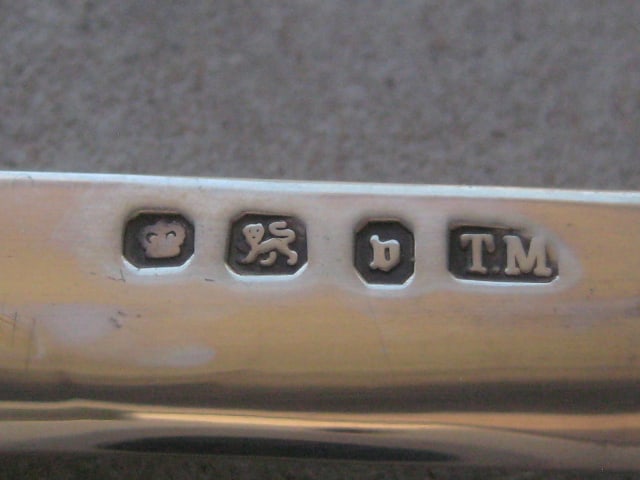 George V Mother of Pearl Hafted Silver Bladed Folding Fruit Knife - 2
