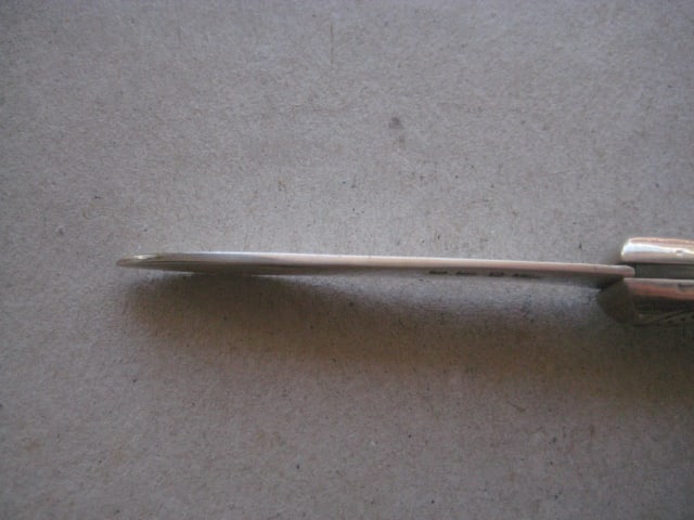George V Mother of Pearl Hafted Silver Bladed Folding Fruit Knife - 8