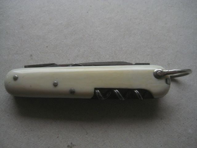Victorian Cased Bone Hafted Multi-Bladed Penknife - 3