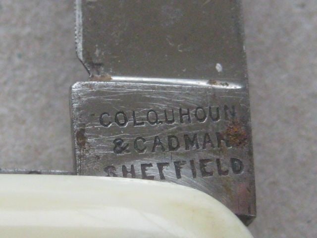 Victorian Cased Bone Hafted Multi-Bladed Penknife - 4